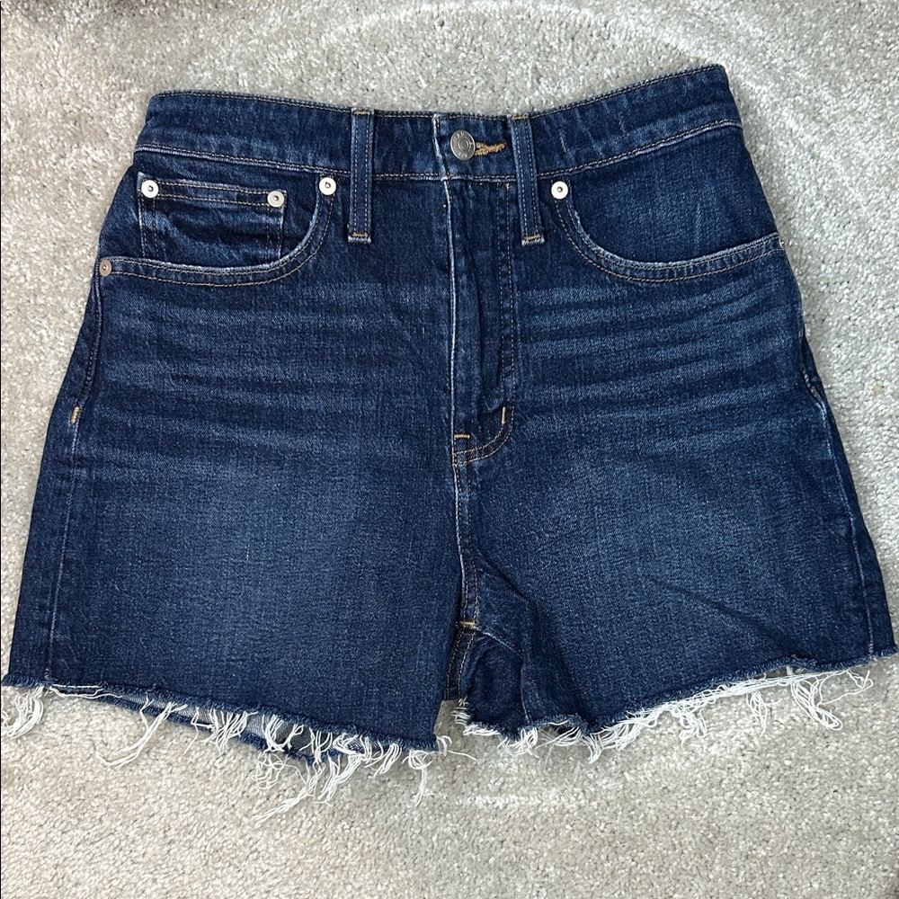 Madewell Curvy High-Rise Denim Shorts